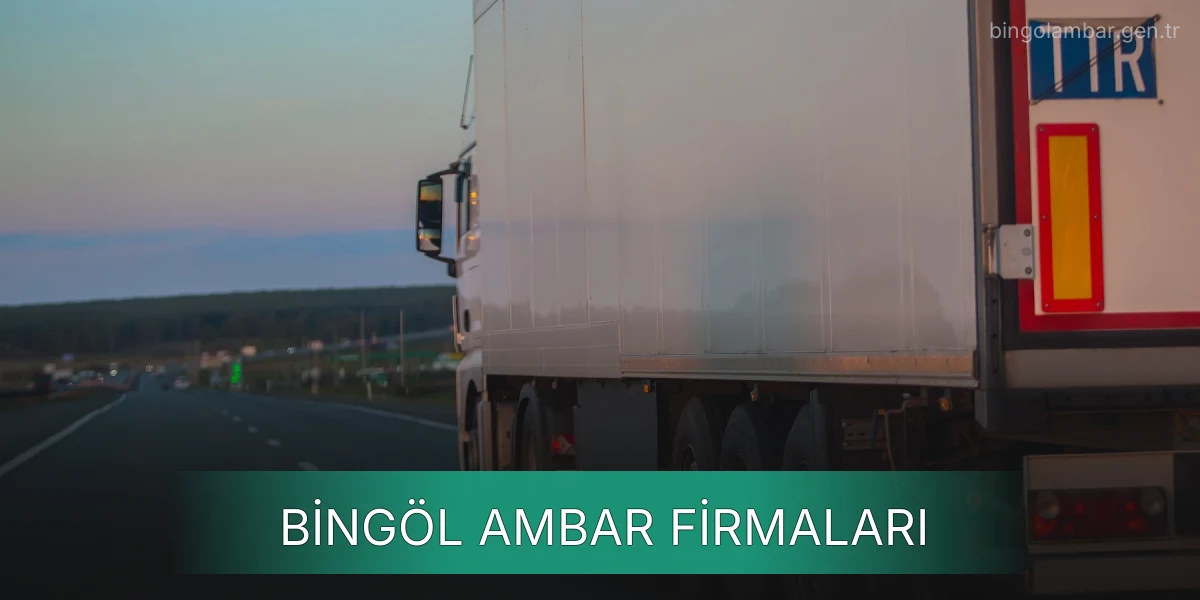 İstanbul Bingöl Ambar Firmaları